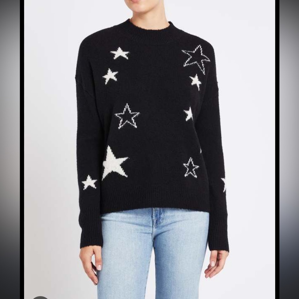 Cashmere blend star sweater